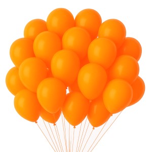 GLOBOLANDIA GLOBOS FLUO NARANJA 10" x 50u